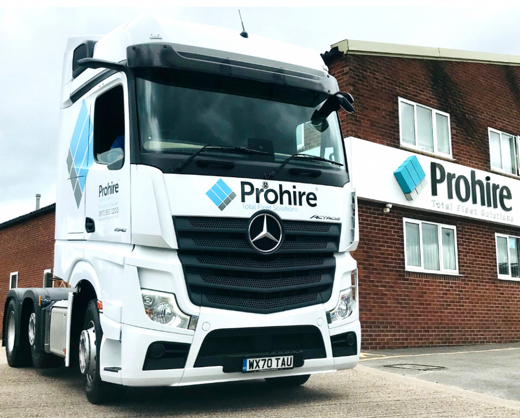 Prohire truck at depot